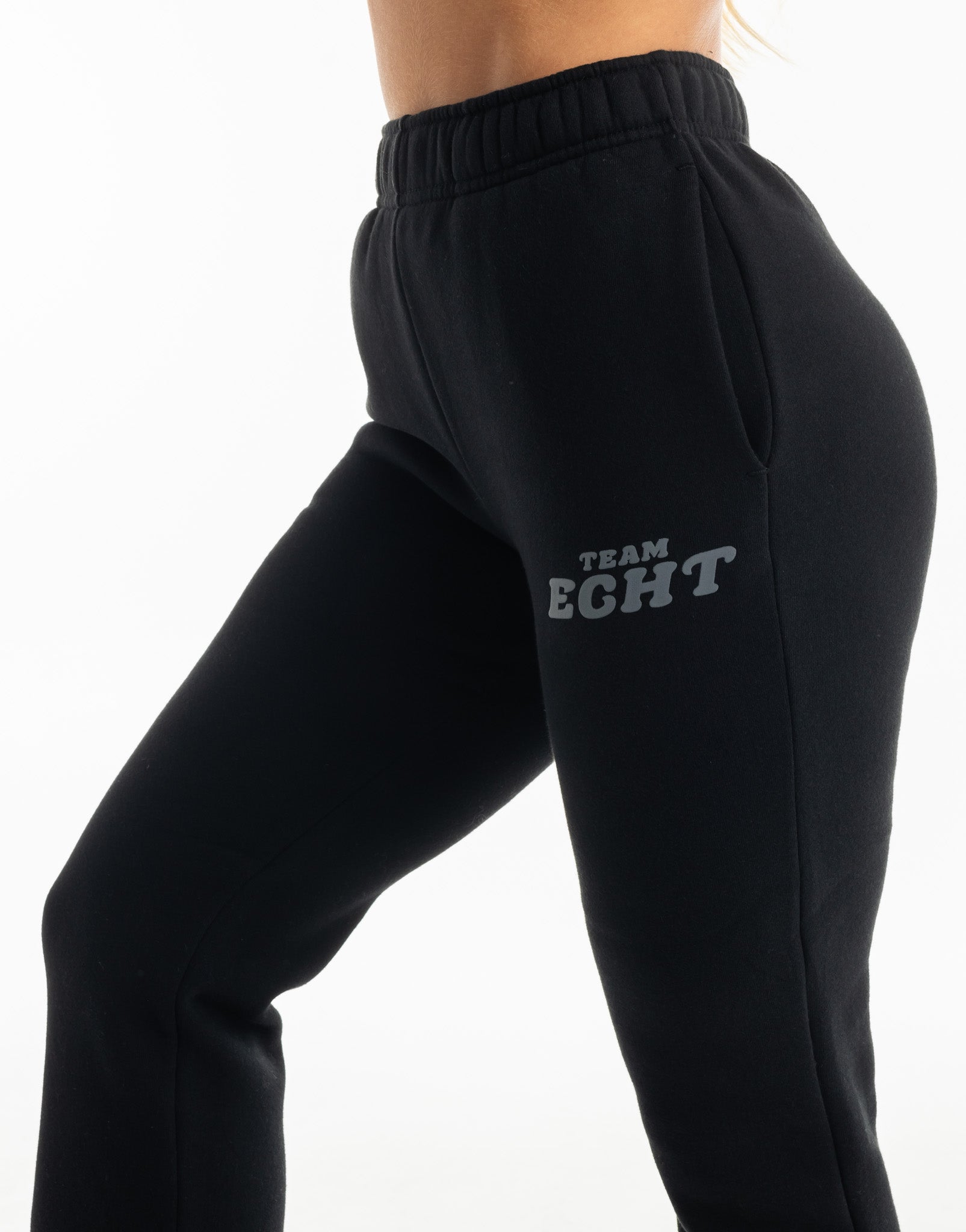 Team Echt Flare Sweatpants - Black