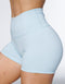 Echt Force Scrunch Shorts - Light Blue