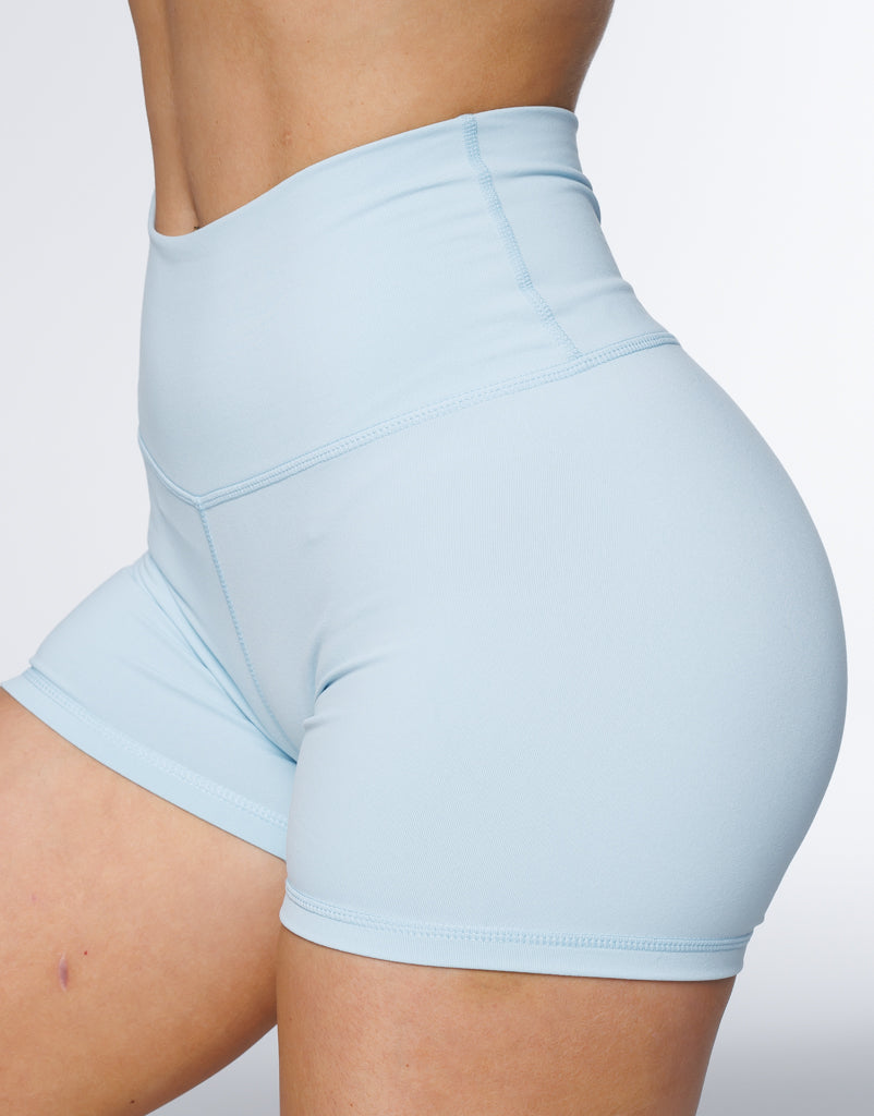 Echt Force Scrunch Shorts - Light Blue