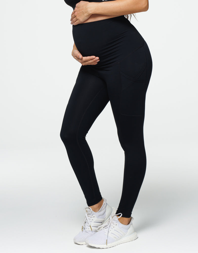 Maternity Pocket Leggings - Black