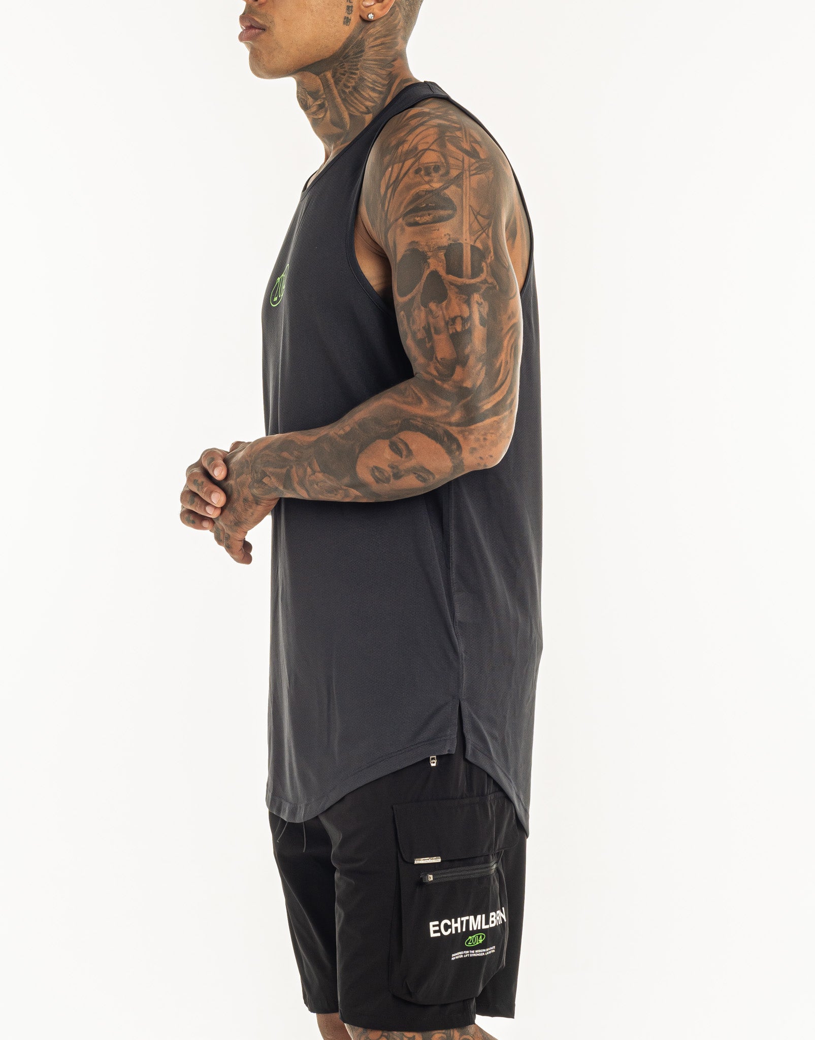 MLBRN Singlet - Midnight Grey