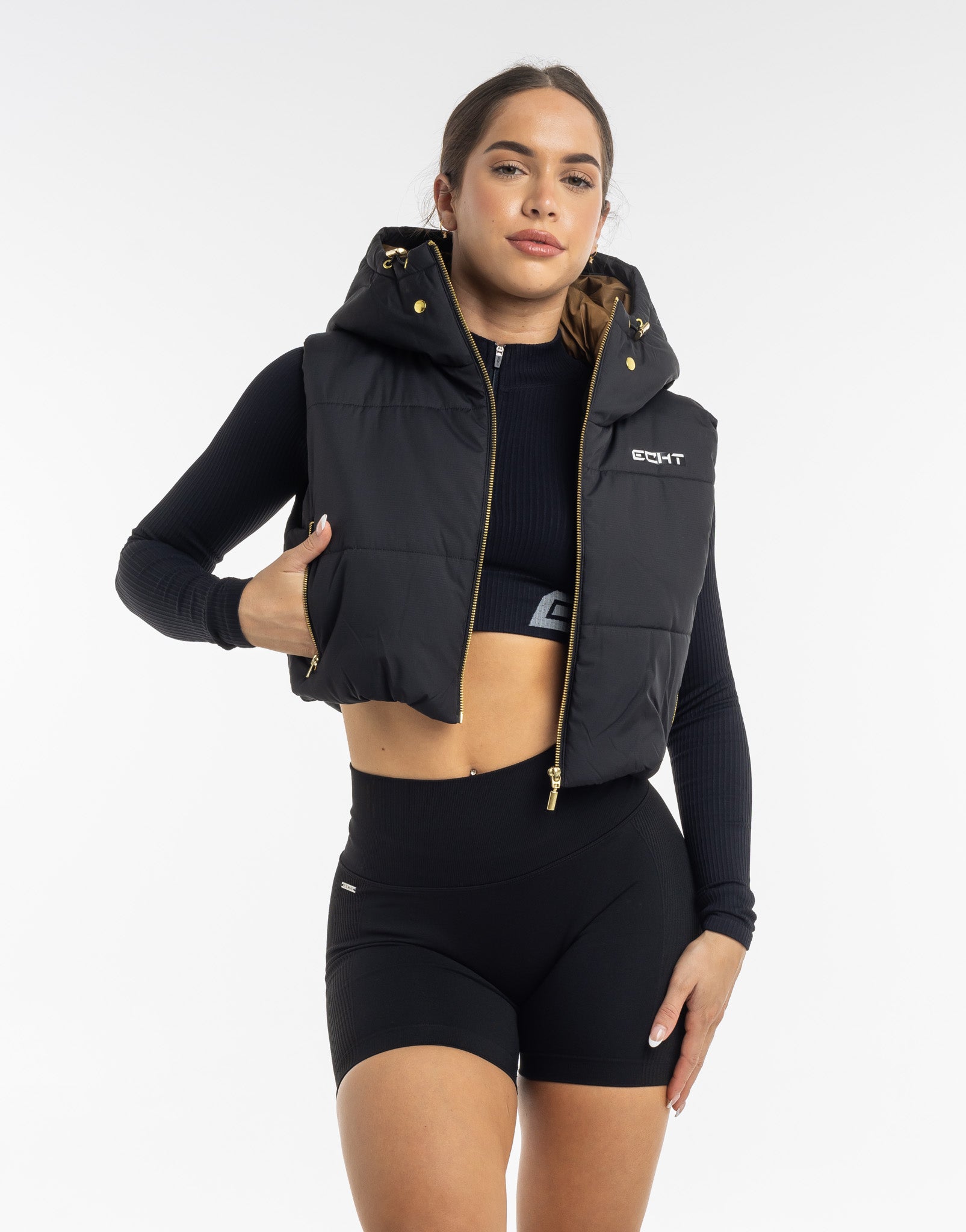 Essentia Vest Jacket - Black