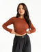 Elemental Long Sleeve T-Shirt - Brown