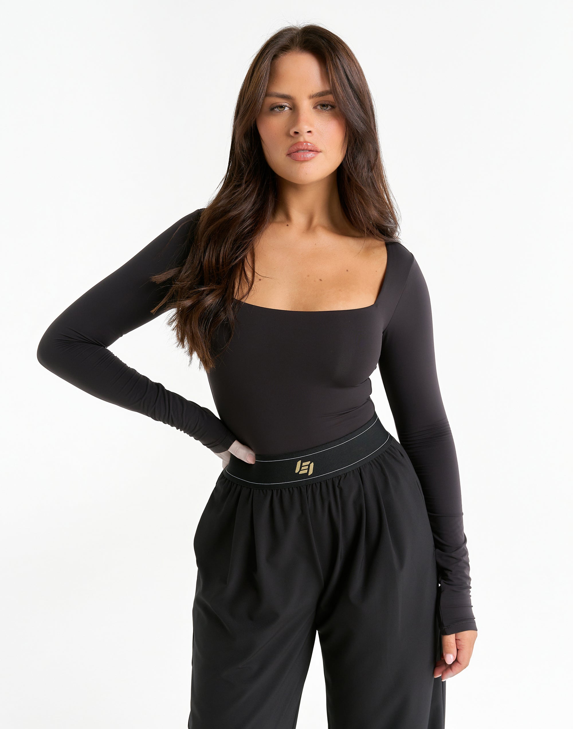 Elemental L Square Bodysuit - Black
