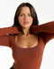 Elemental L Square Bodysuit - Brown