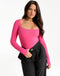 Elemental L Square Bodysuit - Pink