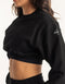 Esteem Cropped Sweater - Black