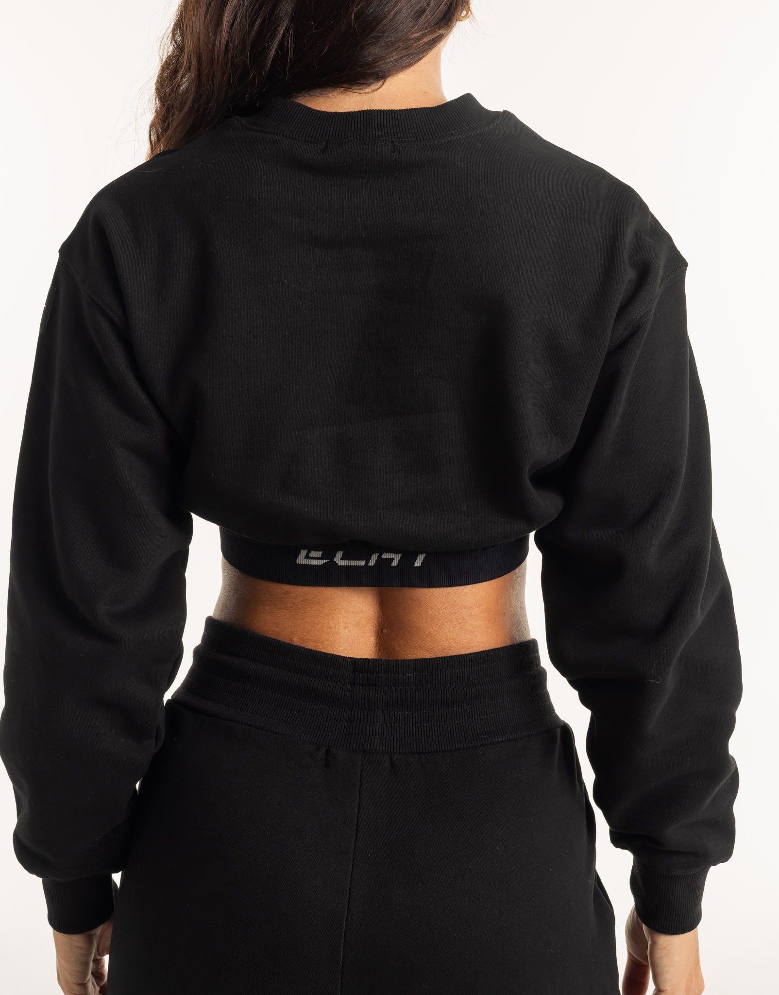 Esteem Cropped Sweater - Black