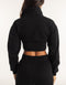 Revere 1/4 Zip Crewneck Sweater - Black