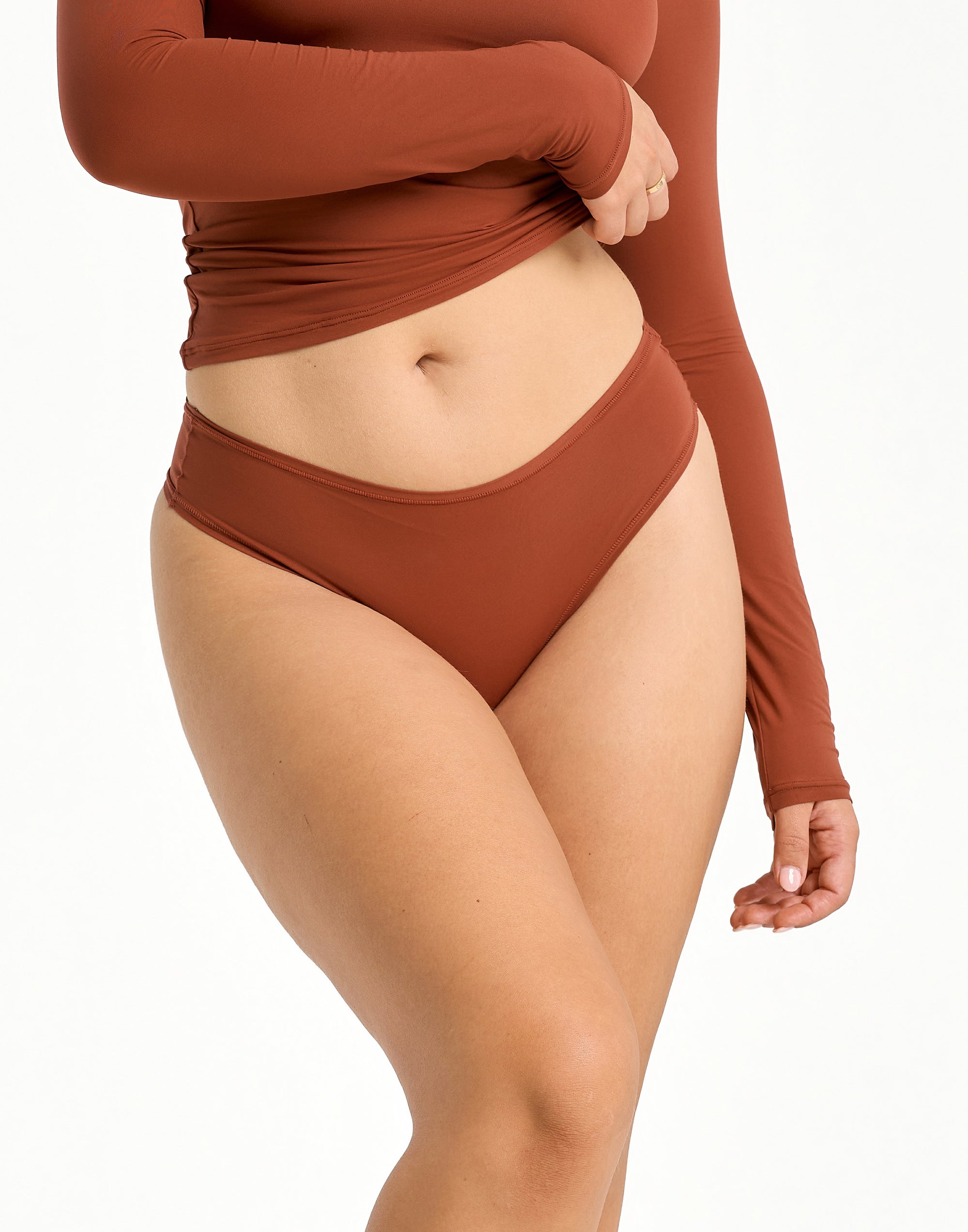 Elemental Thong - Brown