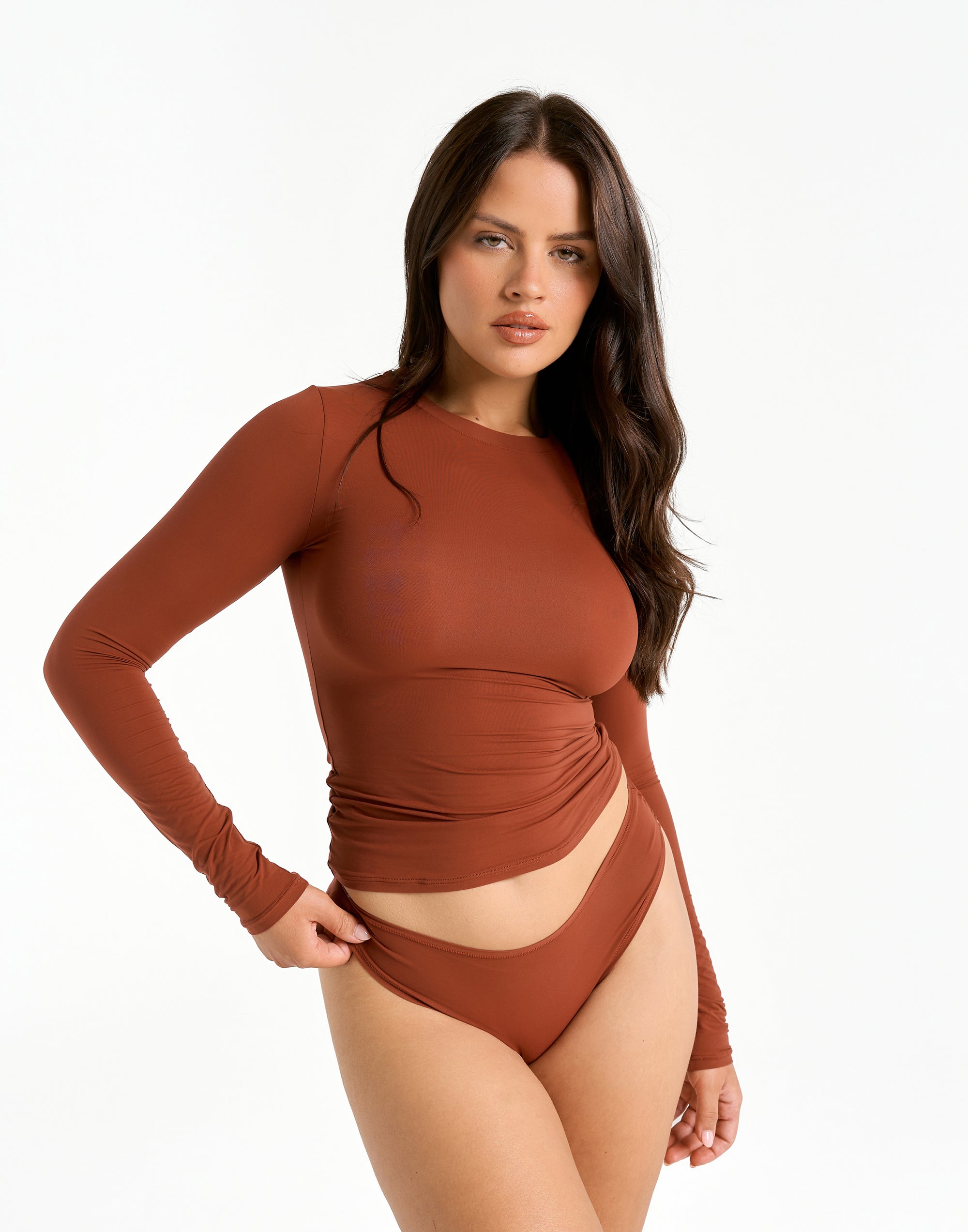 Elemental Thong - Brown
