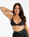 Elemental Triangle Bralette - Black