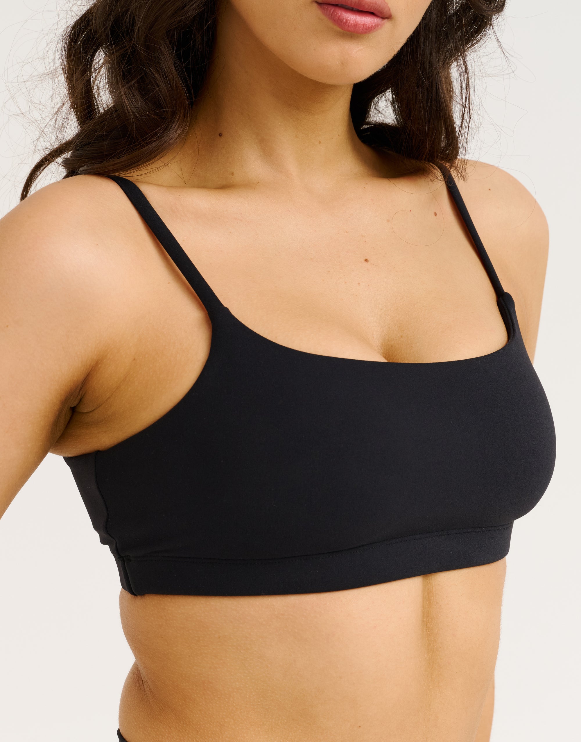 Lycra Seamless Sports Bra - Black