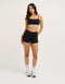 Lycra Seamless Sports Bra - Black