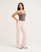 Lycra Invisible Scrunch Straight Leg Pant - Mauve