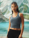 Nova Lycra® Racerback Tank - Storm Grey