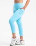 Ascend Pocket Leggings 23" - Baby Blue