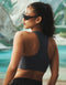 Nova Lycra® Pocket Racer Bra - Storm Grey