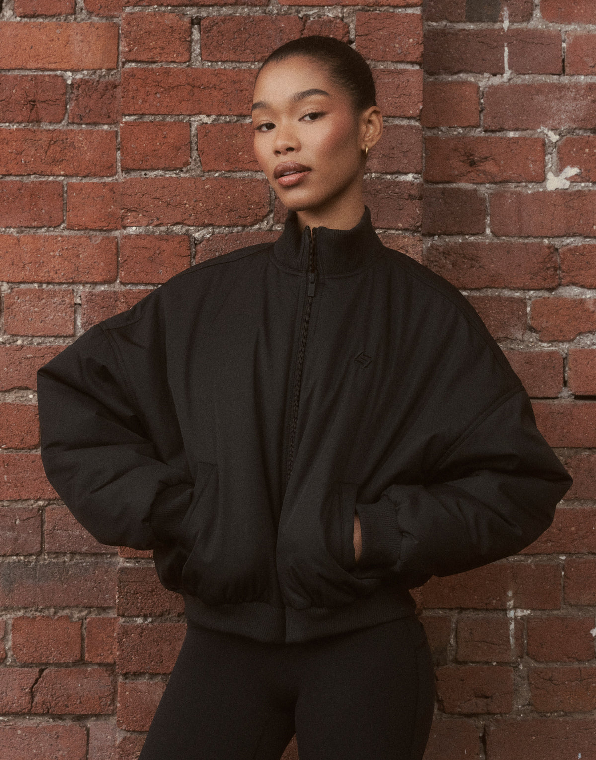 Tempo Pulse Bomber Jacket - Phantom Black