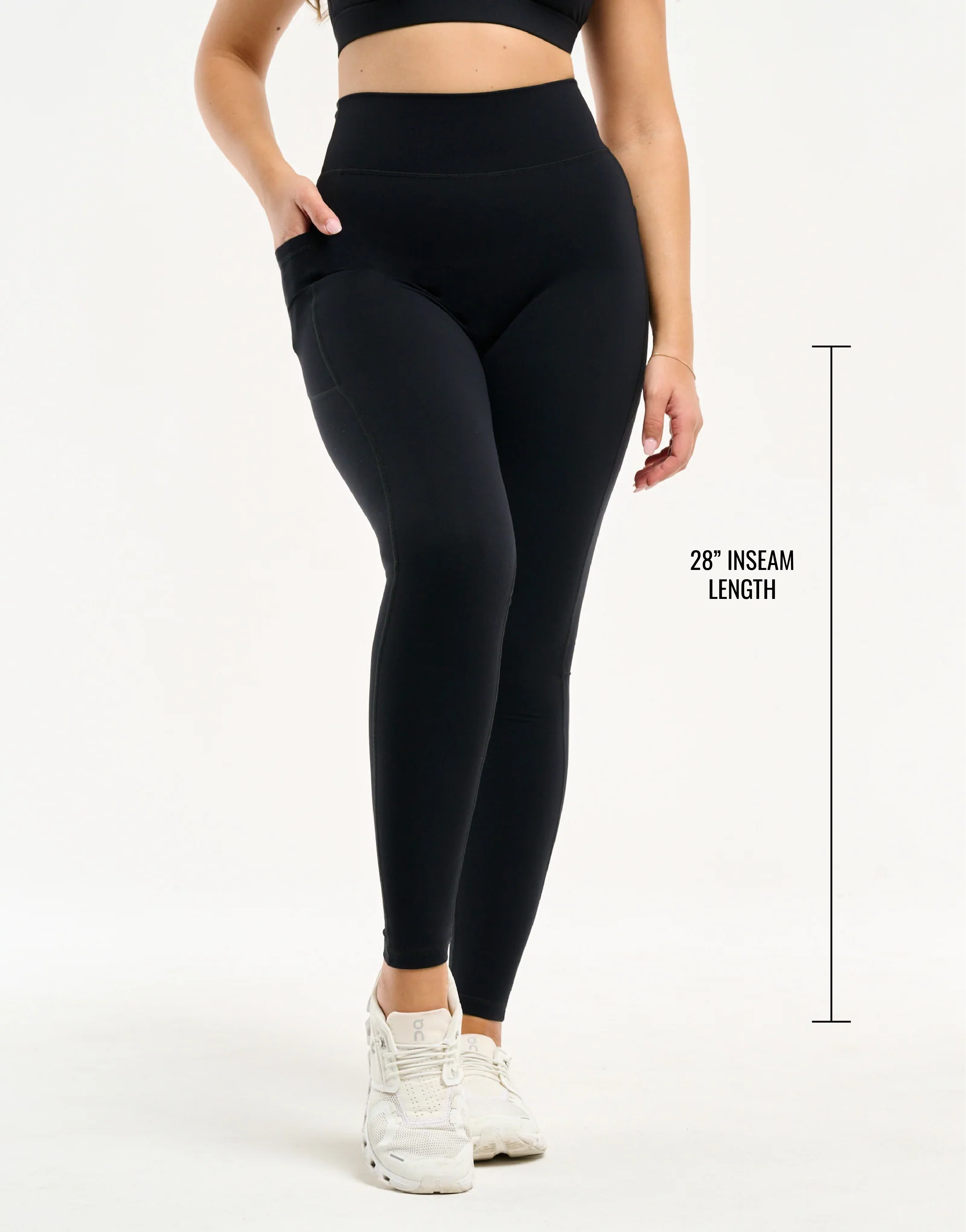 Leggings with leg pocket on sale