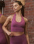 Tempo Pulse Halter Bra - Plum