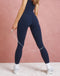 Lycra Invisible Scrunch Leggings - Navy