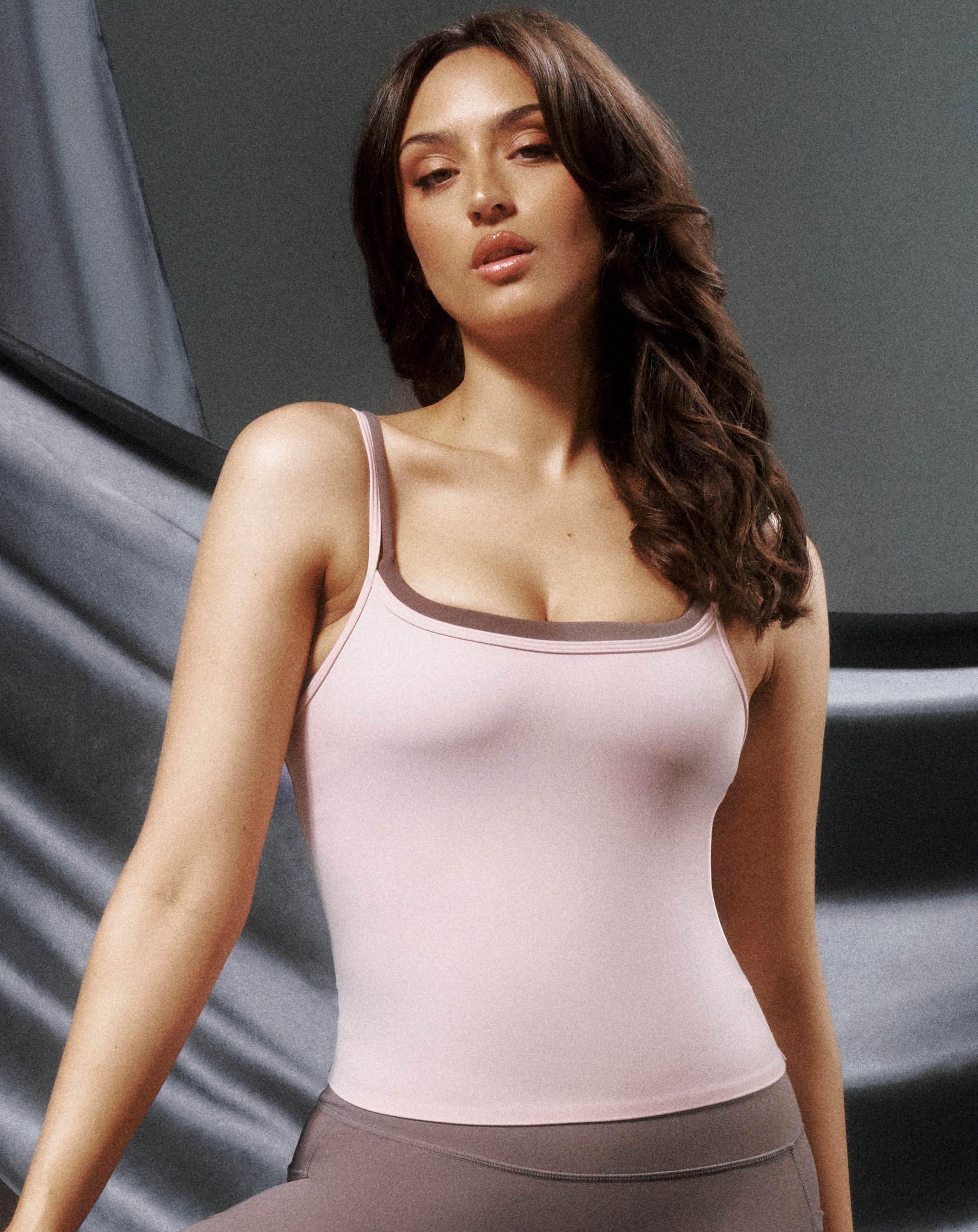 Lycra Seamless Tank - Mauve