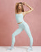 Lycra Invisible Scrunch Leggings - Mint
