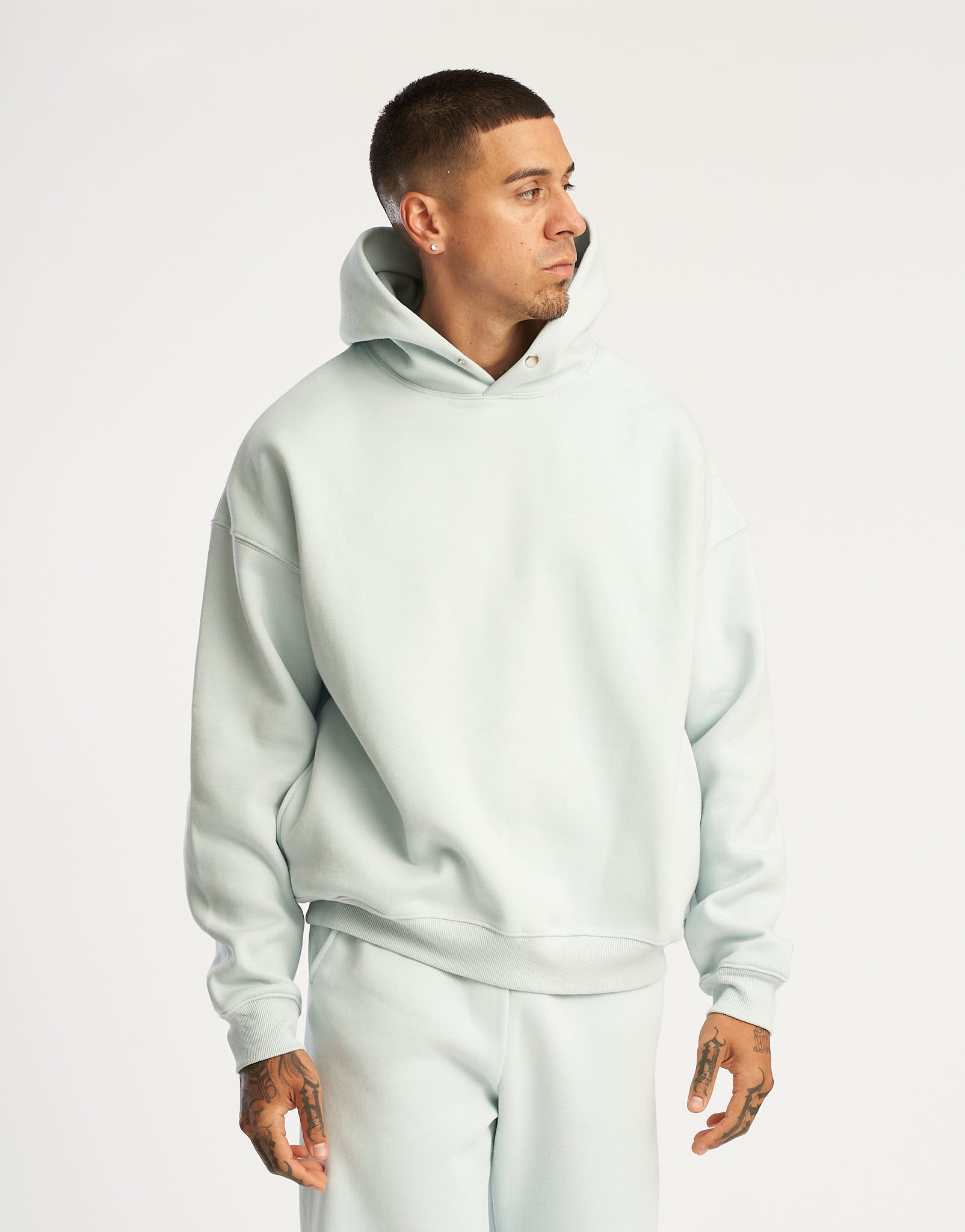 Kappa light blue hoodie best sale