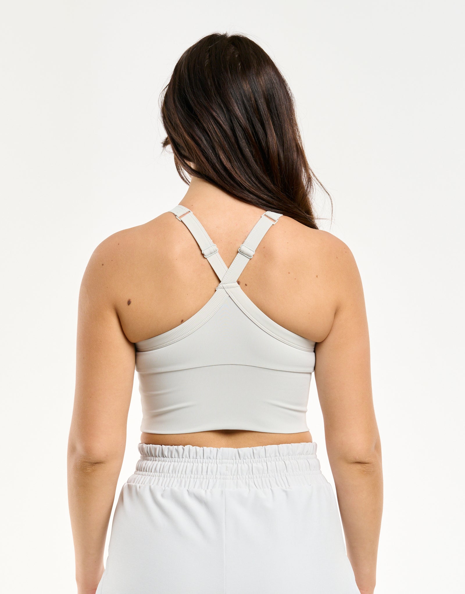 Air Support Crop Tank - Micro Grey