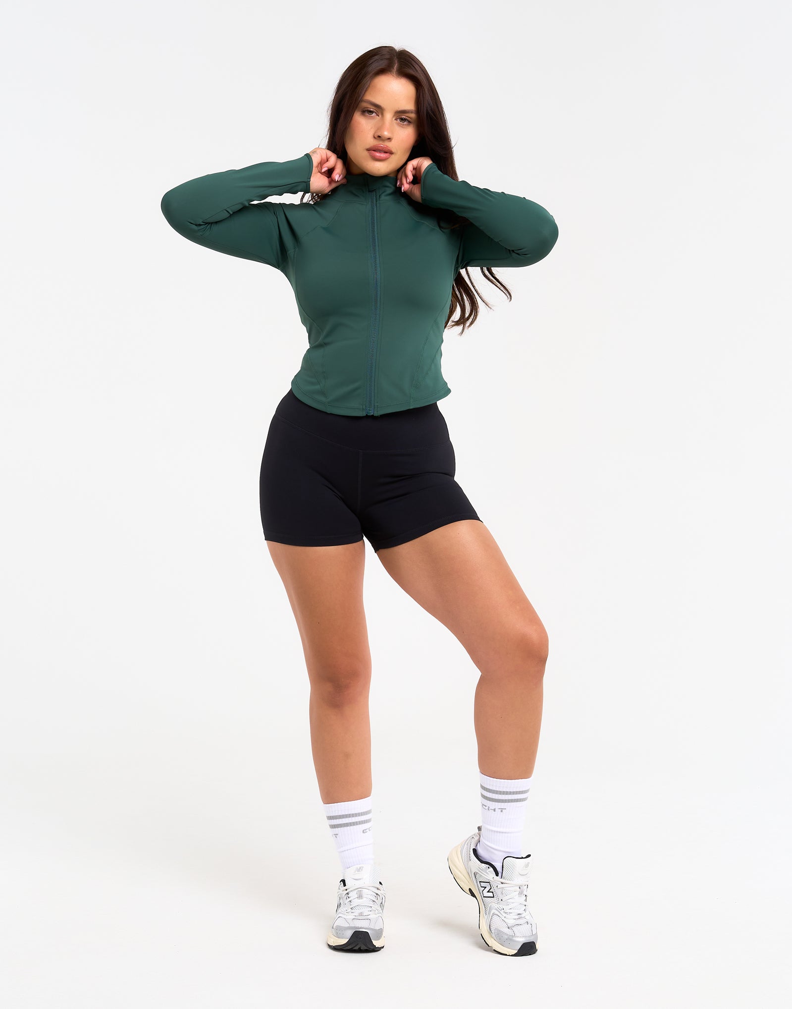 Athlete Crop Jacket - Green