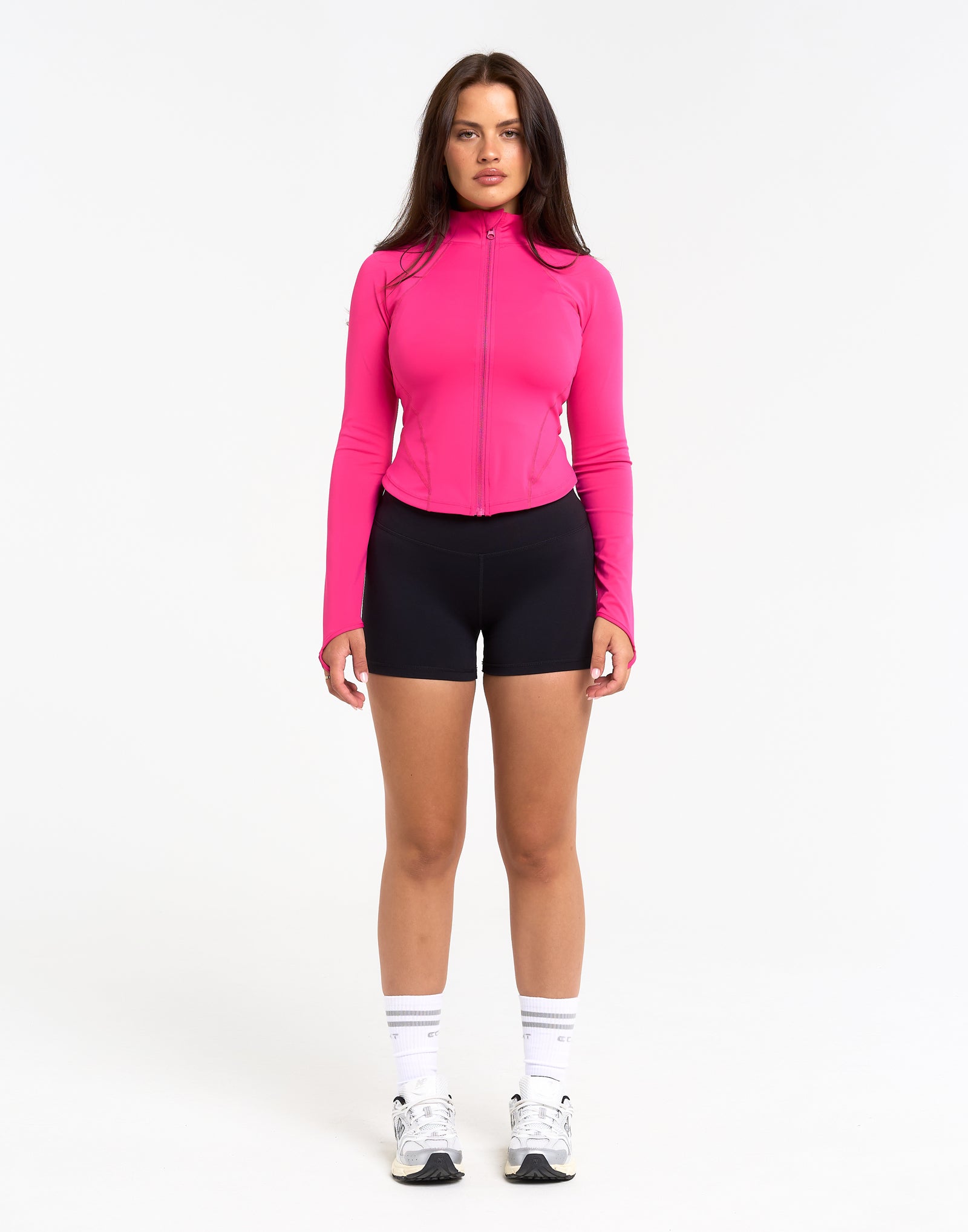 Athlete Crop Jacket - Pink