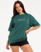 College Oversize Tee - Green