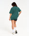 College Oversize Tee - Green