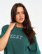 College Oversize Tee - Green