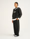 Club V Neck Sweatshirt - Black