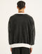 Club V Neck Sweatshirt - Black