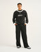 Club V Neck Sweatshirt - Black