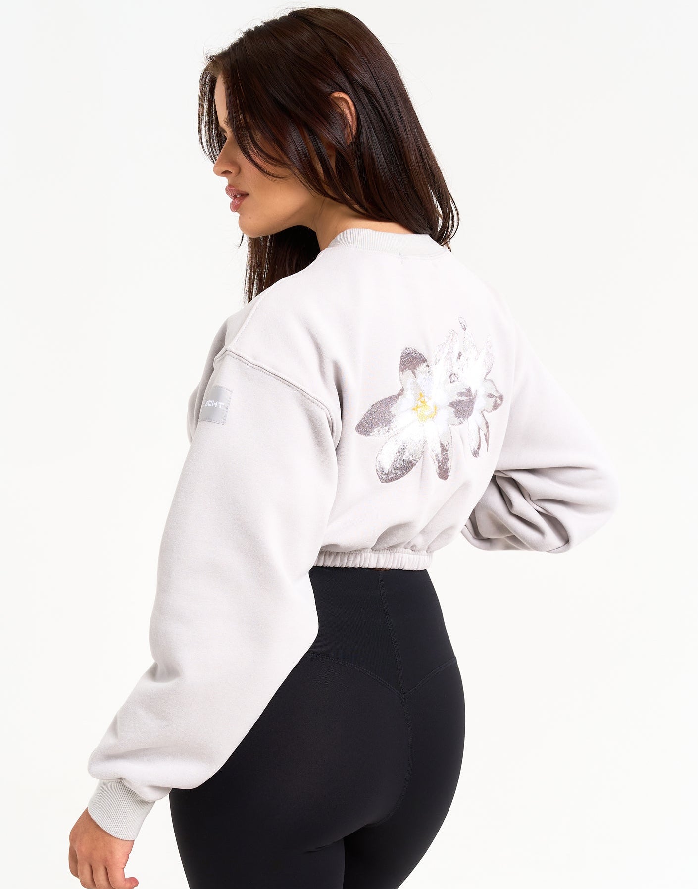 Esteem Cropped Sweater - Micro Grey