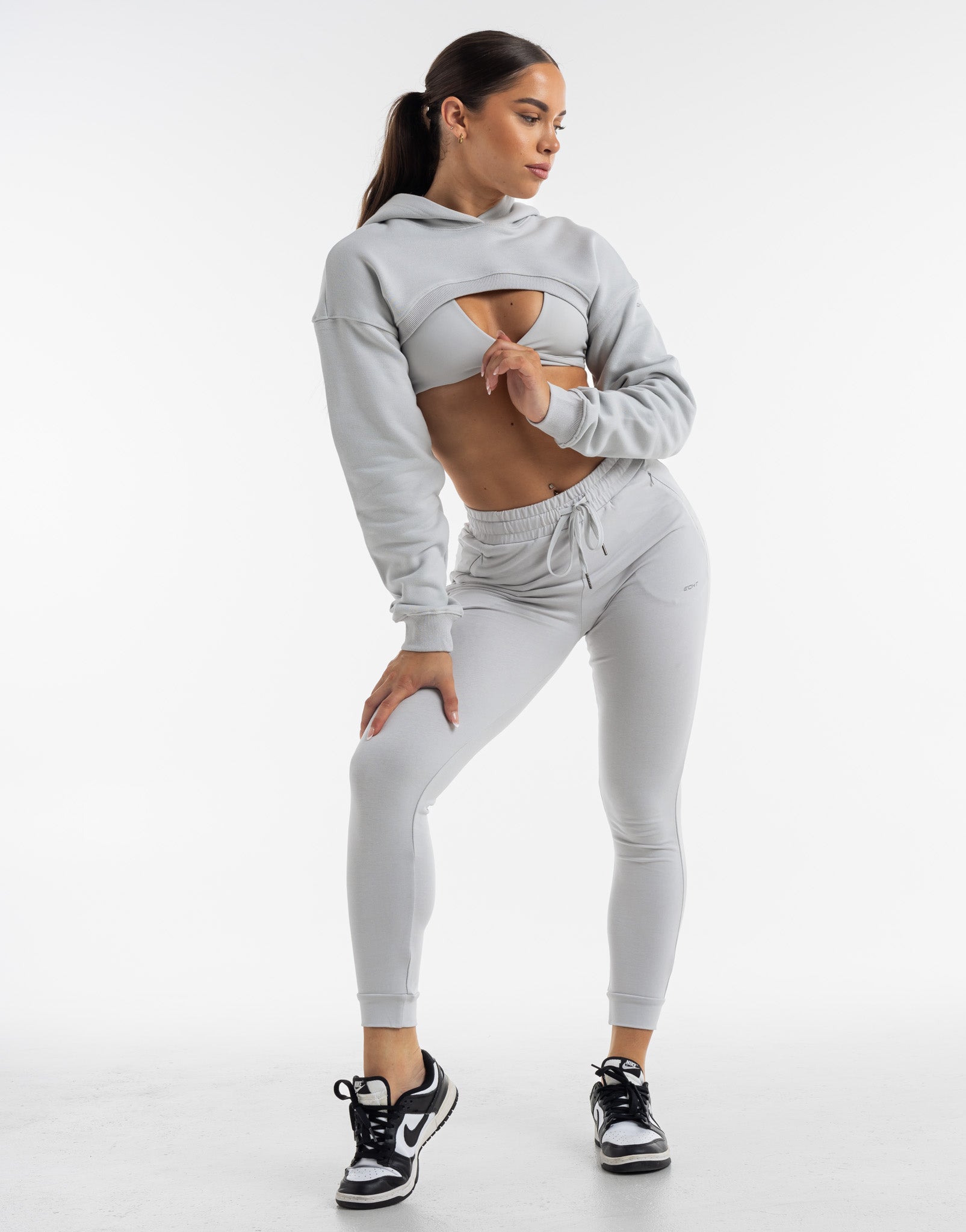 Ladies Tapered Joggers V2 - Micro Grey
