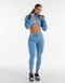 Ladies Tapered Joggers V2 - Process Blue