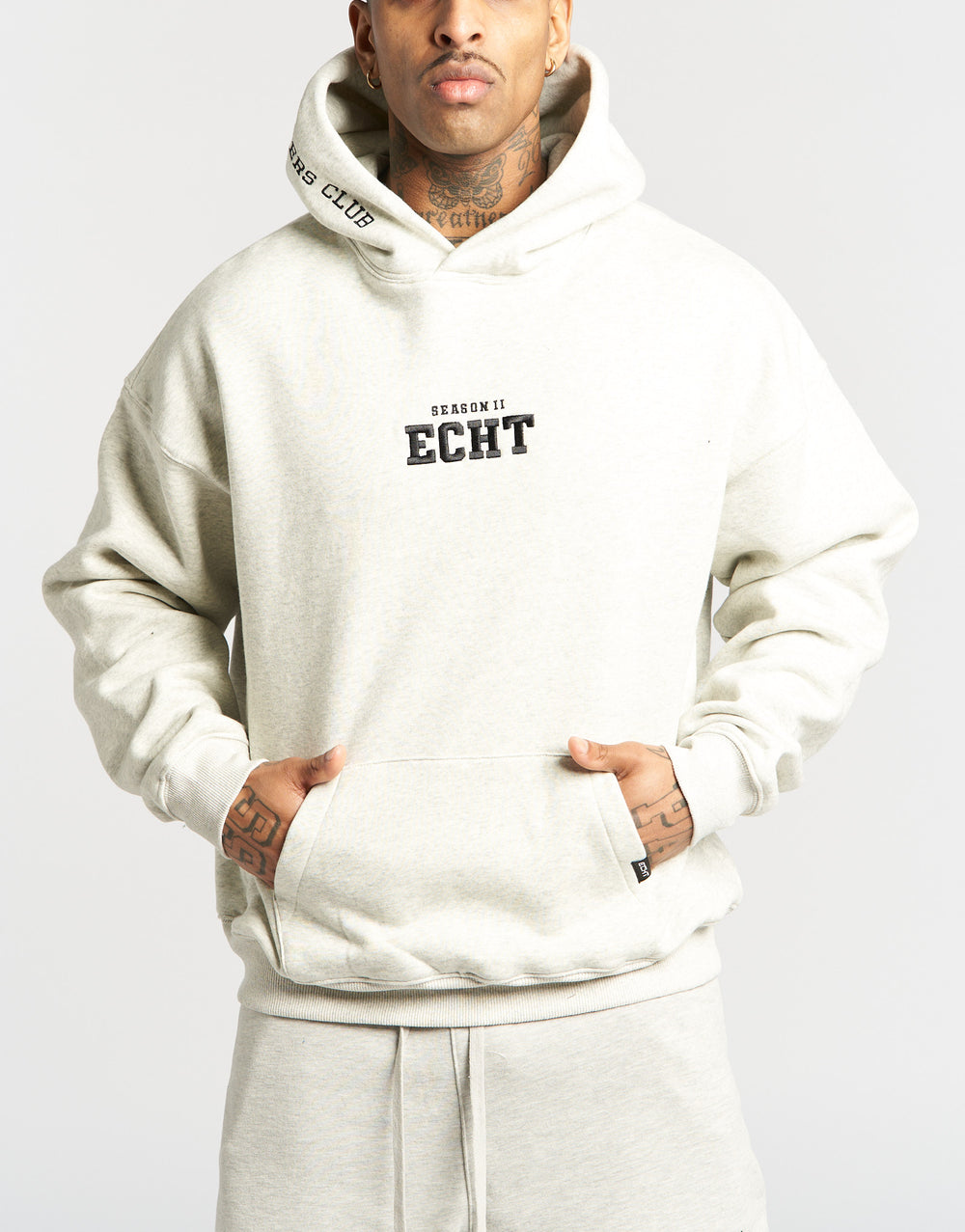 Season II Hoodie - Heather Grey Cream