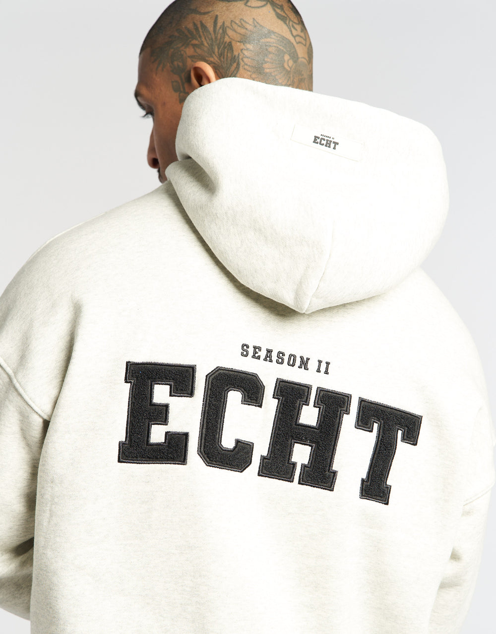 Season II Hoodie - Heather Grey Cream