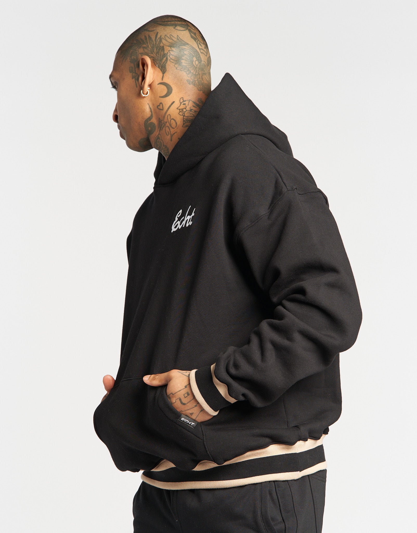 Script Hoodie - Black