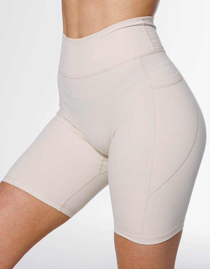 Ascend Pocket Leggings - Oatmeal