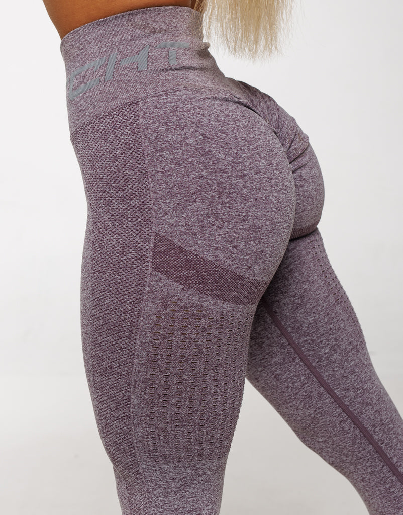 Arise Scrunch Air Leggings - Purple Marl