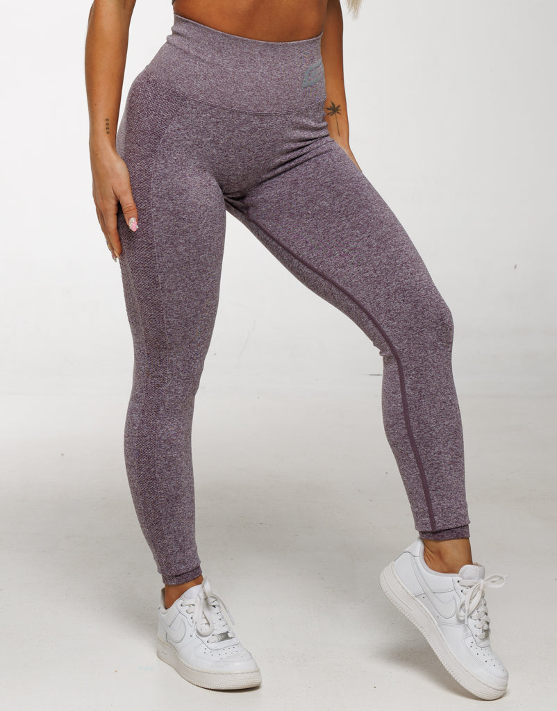 Arise Scrunch Air Leggings - Purple Marl
