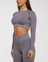 Echt Apparel Arise Comfort Cropped Long Sleeve Black Size M - $25 (34% Off  Retail) New With Tags - From Haley
