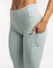 Thermal Pocket Leggings - Light Blue