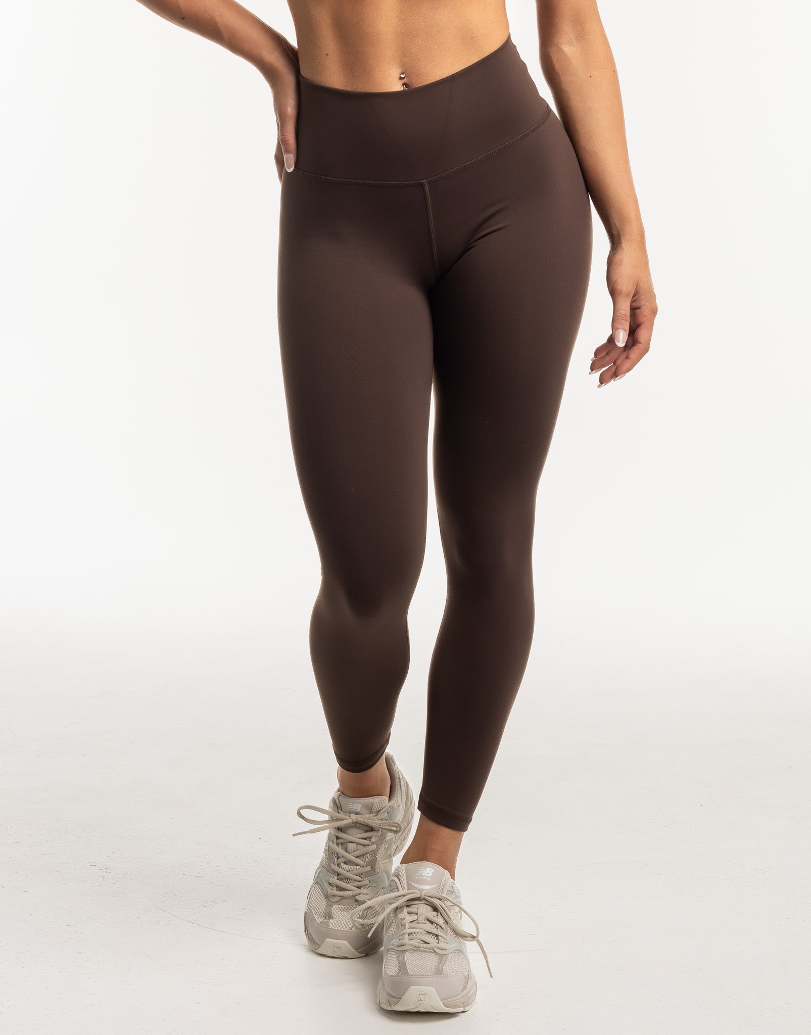 Echt Force Scrunch Leggings - Fudge Brown